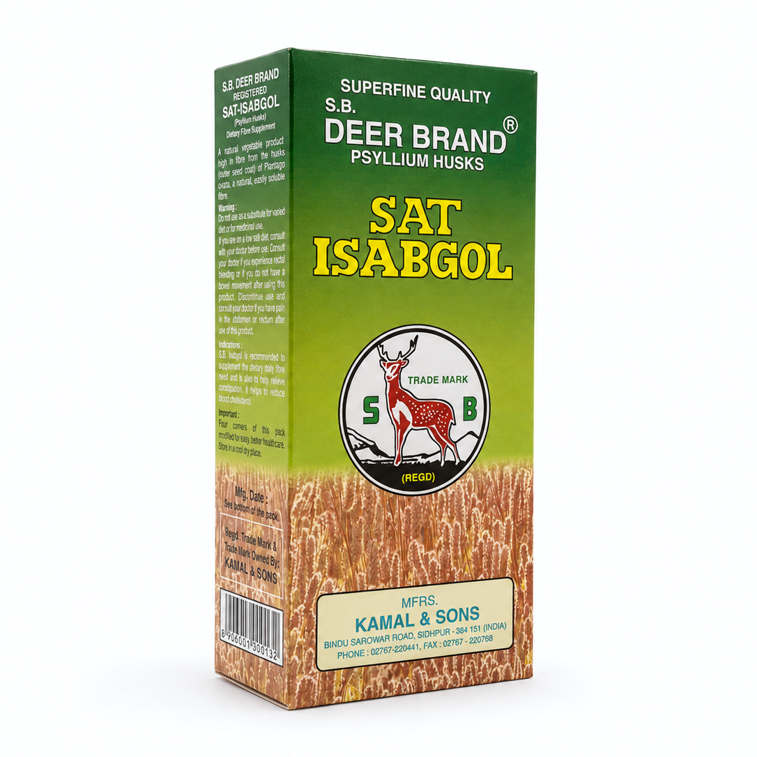 Deer Brand Sat Isabgol Psyllium Husk 100g