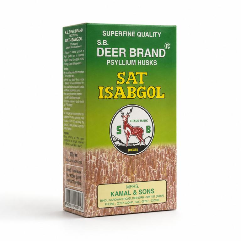 Deer Brand Sat Isabgol Psyllium Husk 50g